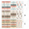 Hobonichi A6 Original Yearly Index Stickers  // #A6-INDEX