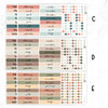 Hobonichi A6 Original Yearly Index Stickers  // #A6-INDEX