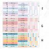 Hobonichi A6 Original Yearly Index Stickers  // #A6-INDEX