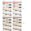 2026 Hobonichi A6 Original Japanese SUNDAY START Yearly view Stickers  // #A6-SUNDAY-MAIN