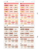 2026 Hobonichi A6 Original Japanese SUNDAY START Yearly view Stickers  // #A6-SUNDAY-MAIN