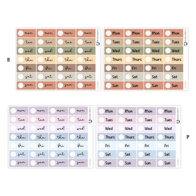 Hobonichi A6 Original Daily Page Date Covers|#A6DC-MAIN