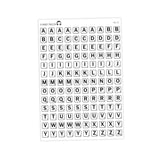 Scrabble Letter Tile Stickers - Junk journal Alphabet | Scrapbook
