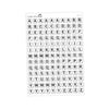 Scrabble Letter Tile Stickers - Junk journal Alphabet | Scrapbook //   // #AL-01