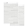 Square Letter Bead Alphabet Stickers  // #AL-05