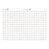 Letter Bead Colorful  Alphabet Stickers // #AL-07