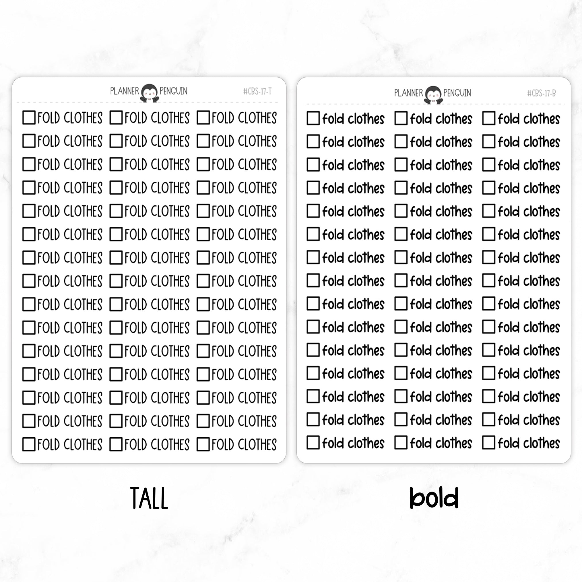 Fold Clothes Checkbox Text Stickers
