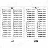 Put Away Clothes Checkbox Text Stickers