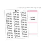 Take Meds Checkbox Text Stickers