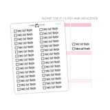 Take Out Trash Checkbox Text Stickers