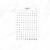 Date Dots Planner Stickers // #DATES-01