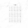 Date Dots Planner Stickers // #DATES-02