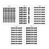 Header Script Stickers | Dashboard text stickers | Script Planner Sticker | DBH-01