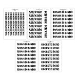 Header Script Stickers | Dashboard text stickers | Script Planner Sticker | DBH-02