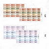 Hobonichi Cousin Date Cover Planner Stickers  // Cousin A5  // #DC02