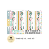 Spring Blooms - Daily Kit - Hobonichi Cousin A5 , A6 original Techo