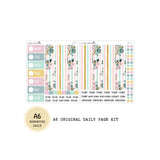 Spring Blooms - Daily Kit - Hobonichi Cousin A5 , A6 original Techo