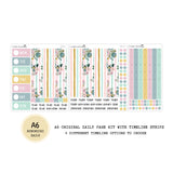 Spring Blooms - Daily Kit - Hobonichi Cousin A5 , A6 original Techo