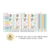 Spring Blooms - Daily Kit - Hobonichi Cousin A5 , A6 orginial Techo // #DK-02