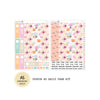 Poppy  - Daily Kit - Hobonichi Cousin A5 , A6 orginial Techo // #DK-13