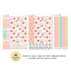 Poppy  - Daily Kit - Hobonichi Cousin A5 , A6 orginial Techo // #DK-13