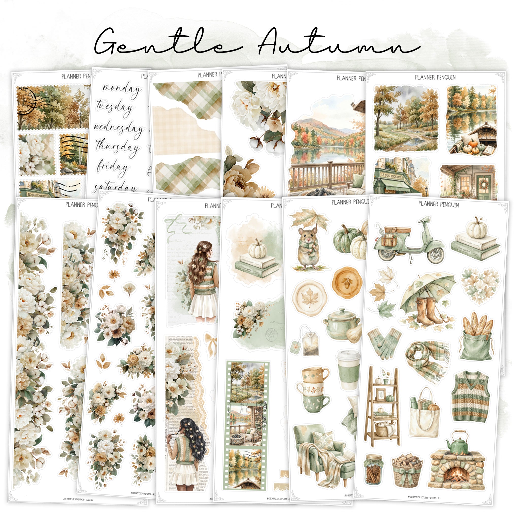 Gentle Autumn - Decorative Kit