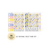 Lemon Twist - Daily Kit - Hobonichi Cousin A5 , A6 orginial Techo // #DK-20