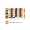Foxy Fall  - Daily Kit - Hobonichi Cousin A5 , A6 orginial Techo // #DK-22