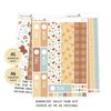 Fall Floral - Daily Kit - Hobonichi Cousin A5 , A6 orginial Techo // #DK-26