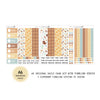 Fall Floral - Daily Kit - Hobonichi Cousin A5 , A6 orginial Techo // #DK-26