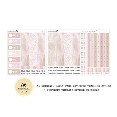 Boss - Daily Kit - Hobonichi Cousin A5 , A6 orginial Techo // #DK-36