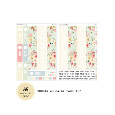 Farmhouse - Daily Kit - Hobonichi Cousin A5 , A6 orginial Techo // #DK-53