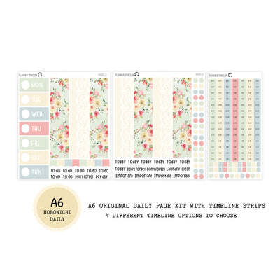 Farmhouse - Daily Kit - Hobonichi Cousin A5 , A6 orginial Techo // #DK-53