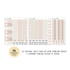 Beige Neutral - Daily Kit - Hobonichi Cousin A5 , A6 orginial Techo // #DK-65