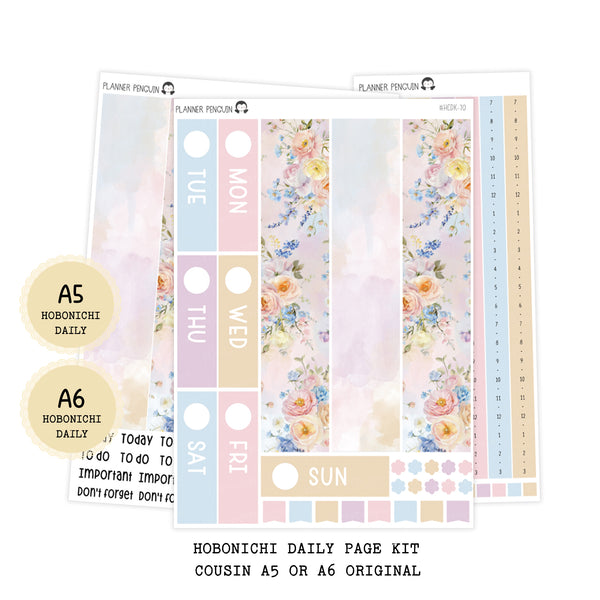 Ice Cream - Daily Kit - Hobonichi Cousin A5 , A6 orginial Techo // #DK-70