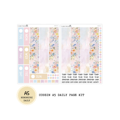 Ice Cream - Daily Kit - Hobonichi Cousin A5 , A6 orginial Techo // #DK-70
