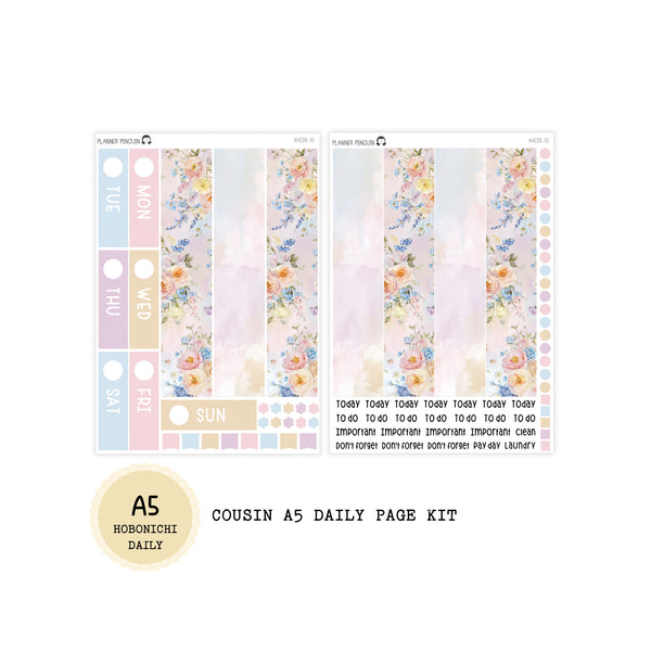 Ice Cream - Daily Kit - Hobonichi Cousin A5 , A6 orginial Techo // #DK-70