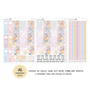 Ice Cream - Daily Kit - Hobonichi Cousin A5 , A6 orginial Techo // #DK-70