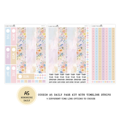 Ice Cream - Daily Kit - Hobonichi Cousin A5 , A6 orginial Techo // #DK-70