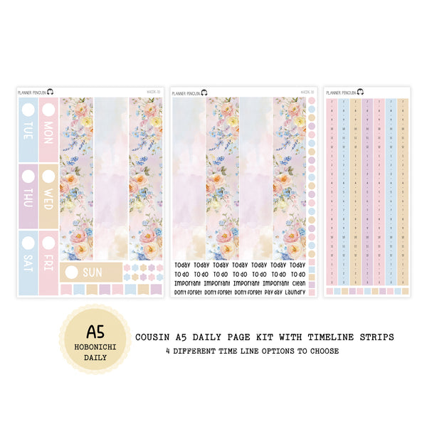 Ice Cream - Daily Kit - Hobonichi Cousin A5 , A6 orginial Techo // #DK-70