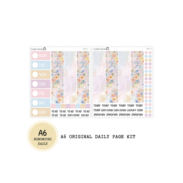 Ice Cream - Daily Kit - Hobonichi Cousin A5 , A6 orginial Techo // #DK-70