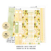 Sunny Bee - Daily Kit - Hobonichi Cousin A5 , A6 orginial Techo // #DK-71