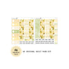 Sunny Bee - Daily Kit - Hobonichi Cousin A5 , A6 orginial Techo // #DK-71