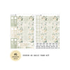 Winter Cottage - Daily Kit - Hobonichi Cousin A5 , A6 orginial Techo // #DK-78