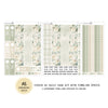 Winter Cottage - Daily Kit - Hobonichi Cousin A5 , A6 orginial Techo // #DK-78