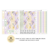 Honey Lavender - Daily Kit - Hobonichi Cousin A5 , A6 original Techo