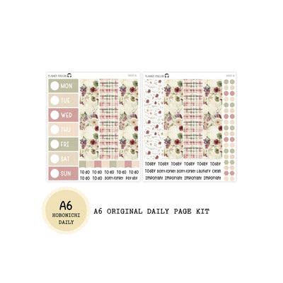 Countryside - Daily Kit - Hobonichi Cousin A5 , A6 orginial Techo // #DK-86