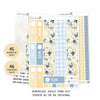Sunbloom - Daily Kit - Hobonichi Cousin A5 , A6 orginial Techo // #DK-87