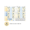 Sunbloom - Daily Kit - Hobonichi Cousin A5 , A6 orginial Techo // #DK-87