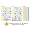 Sunbloom - Daily Kit - Hobonichi Cousin A5 , A6 orginial Techo // #DK-87
